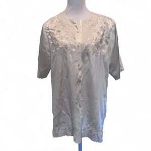 Elegant Cream Button Down Shirt